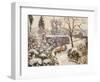 Snow at Montfoucault, 1891-Camille Pissarro-Framed Giclee Print