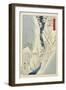 Snow at the Kiso Gorge in Shinshu Province, November 1859-null-Framed Giclee Print