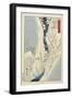 Snow at the Kiso Gorge in Shinshu Province, November 1859-null-Framed Giclee Print