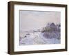 Snow at Tournedos-Sur-Seine, 1899-Gustave Loiseau-Framed Giclee Print