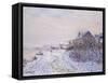 Snow at Tournedos-Sur-Seine, 1899-Gustave Loiseau-Framed Stretched Canvas