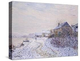 Snow at Tournedos-Sur-Seine, 1899-Gustave Loiseau-Stretched Canvas