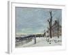 Snow at Veneux Nadon-Alfred Sisley-Framed Giclee Print