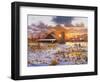 Snow Barn-Bill Makinson-Framed Giclee Print