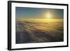 Snow Blowing over Frozen Ground-DLILLC-Framed Photographic Print