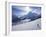 Snow-Boarder on Piste at Lech Near St. Anton Am Arlberg in Winter Snow, Austrian Alps-null-Framed Photographic Print