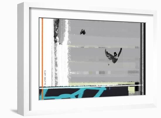 Snow Boarding-NaxArt-Framed Art Print