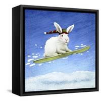 Snow Bunny-Will Bullas-Framed Stretched Canvas