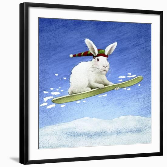 Snow Bunny-Will Bullas-Framed Giclee Print