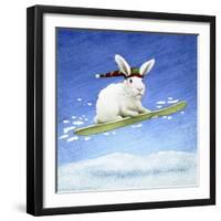 Snow Bunny-Will Bullas-Framed Premium Giclee Print