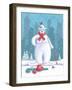 Snow Business Charlie Chaplin-Peter Adderley-Framed Art Print