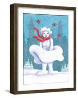 Snow Business Marilyn-Peter Adderley-Framed Art Print