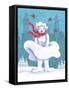 Snow Business Marilyn-Peter Adderley-Framed Stretched Canvas