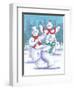 Snow Business Marx Brothers-Peter Adderley-Framed Art Print