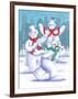 Snow Business Marx Brothers-Peter Adderley-Framed Art Print