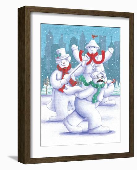 Snow Business Marx Brothers-Peter Adderley-Framed Art Print