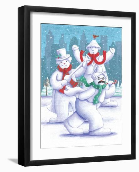 Snow Business Marx Brothers-Peter Adderley-Framed Art Print