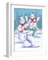 Snow Business Marx Brothers-Peter Adderley-Framed Art Print