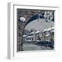 Snow by the Waterside Village-Wu Jide-Framed Art Print