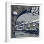 Snow by the Waterside Village-Wu Jide-Framed Art Print