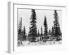Snow Camping North of the Arctic Circle Photograph - Alaska-Lantern Press-Framed Art Print