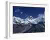 Snow-Capped Mount Everest, Seen from the Nameless Towers, Himalaya Mountains, Nepal-Alison Wright-Framed Photographic Print