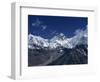 Snow-Capped Mount Everest, Seen from the Nameless Towers, Himalaya Mountains, Nepal-Alison Wright-Framed Photographic Print