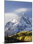 Snow Capped Mountain and Fall Colors, Dallas Divide, Colorado-James Hager-Mounted Photographic Print