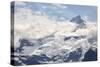 Snow Capped Mountain in the Glacier Bay National Park, Alaska-BostoX-Stretched Canvas