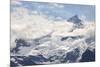 Snow Capped Mountain in the Glacier Bay National Park, Alaska-BostoX-Mounted Photographic Print