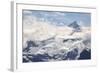 Snow Capped Mountain in the Glacier Bay National Park, Alaska-BostoX-Framed Photographic Print