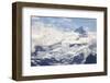 Snow Capped Mountain in the Glacier Bay National Park, Alaska-BostoX-Framed Photographic Print