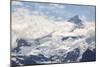 Snow Capped Mountain in the Glacier Bay National Park, Alaska-BostoX-Mounted Photographic Print