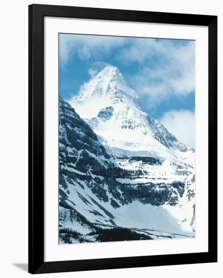 Snow-Capped Mountain - Rockies, Mount Assiniboine-null-Framed Photographic Print