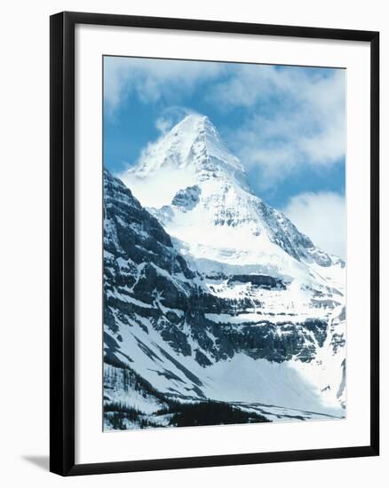 Snow-Capped Mountain - Rockies, Mount Assiniboine-null-Framed Photographic Print