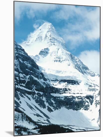 Snow-Capped Mountain - Rockies, Mount Assiniboine-null-Mounted Photographic Print
