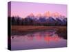 Snow-Capped Mountains at Daybreak-Terry Eggers-Stretched Canvas