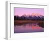 Snow-Capped Mountains at Daybreak-Terry Eggers-Framed Photographic Print