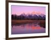 Snow-Capped Mountains at Daybreak-Terry Eggers-Framed Photographic Print