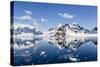 Snow-Capped Mountains in the Errera Channel on the Western Side of the Antarctic Peninsula-Michael Nolan-Stretched Canvas