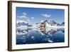 Snow-Capped Mountains in the Errera Channel on the Western Side of the Antarctic Peninsula-Michael Nolan-Framed Photographic Print