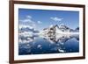 Snow-Capped Mountains in the Errera Channel on the Western Side of the Antarctic Peninsula-Michael Nolan-Framed Photographic Print