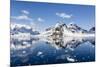 Snow-Capped Mountains in the Errera Channel on the Western Side of the Antarctic Peninsula-Michael Nolan-Mounted Photographic Print