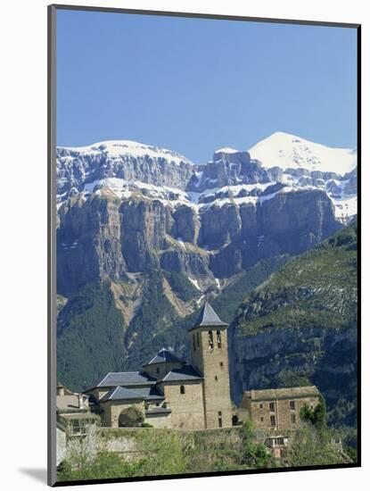 Snow-Capped Mountains of the Ordesa National Park in the Pyrenees, Above Torla, Aragon, Spain-Lawrence Graham-Mounted Photographic Print