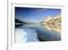 Snow Capped Mountains Reflected in Steiropollen Lake at Sunrise-Roberto Moiola-Framed Photographic Print
