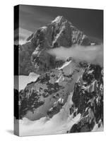 Snow Capped Mountains-Nat Farbman-Stretched Canvas