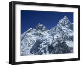 Snow-Capped Peak of Mount Everest, Seen from Kala Pattar, Himalaya Mountains, Nepal-Alison Wright-Framed Photographic Print