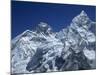 Snow-Capped Peak of Mount Everest, Seen from Kala Pattar, Himalaya Mountains, Nepal-Alison Wright-Mounted Photographic Print