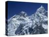 Snow-Capped Peak of Mount Everest, Seen from Kala Pattar, Himalaya Mountains, Nepal-Alison Wright-Stretched Canvas