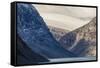 Snow-Capped Peaks and Glaciers in Icy Arm, Baffin Island, Nunavut, Canada, North America-Michael Nolan-Framed Stretched Canvas